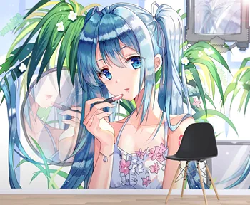

[Self-Adhesive] 3D Hatsune Miku 102 Japan Anime Wall Paper mural Wall Print Decal Wall Murals Belly