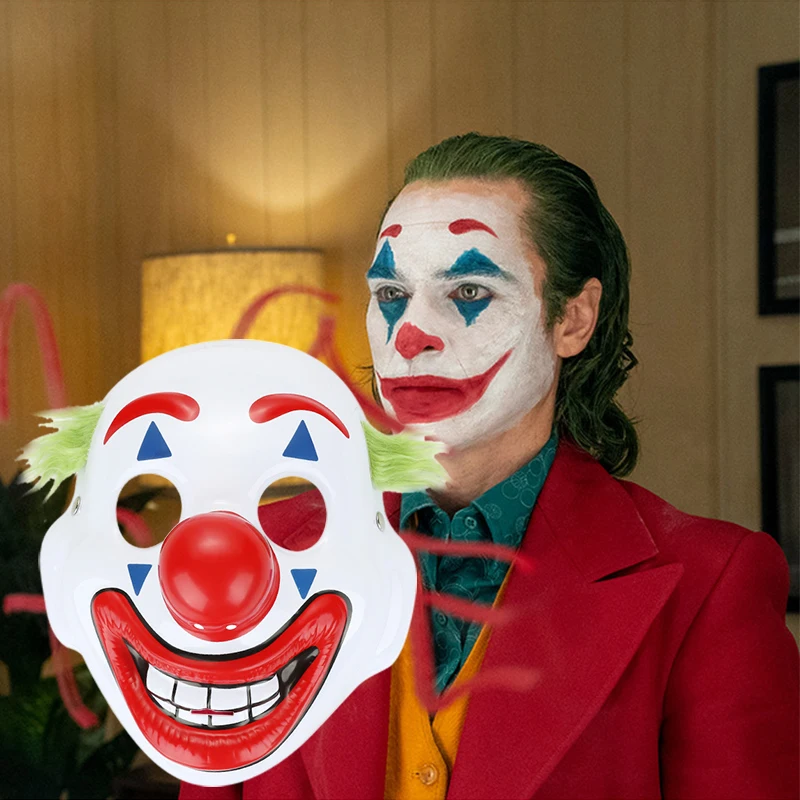 Маски на Хэллоуин, Джокер, маска Артура флека, косплей, DC Movie, Костюмы Клоуна, реквизит, Вечерние Маски на Хэллоуин, Рождественская вечеринка