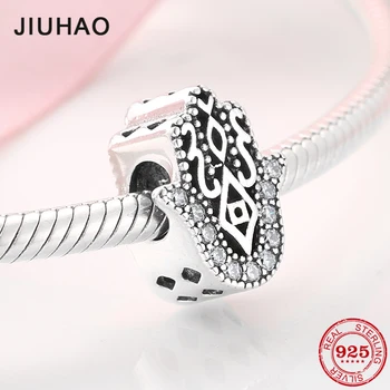 

High quality Guardian lucky Fatima Hand 925 Sterling Silver Beads Fit Original JIUHAO Bracelet Charms Jewelry making