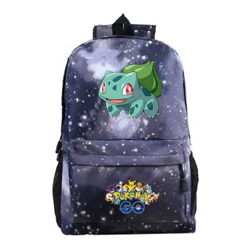 

New Pokemon Bulbasaur backpack Book bag back to school gift backpack Travel rucksack Students Boys Girls Bulbasaur School bag