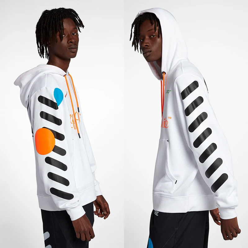 Fashion Off Black White Men Pullover Hoodies Sweatshirts M-3XL |