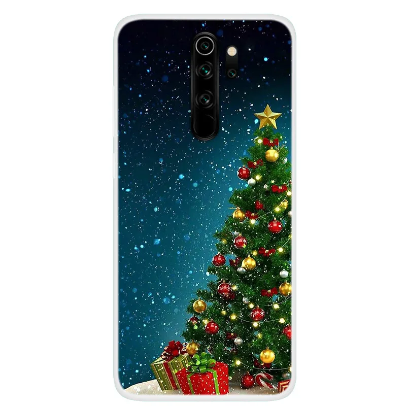 For Xiaomi Redmi Note 8 Pro Case Christmas NEW Year Gift Soft TPU Cover For Xiomi Redmi Note 8T Phone Cases Coque Note8 8Pro xiaomi leather case charging