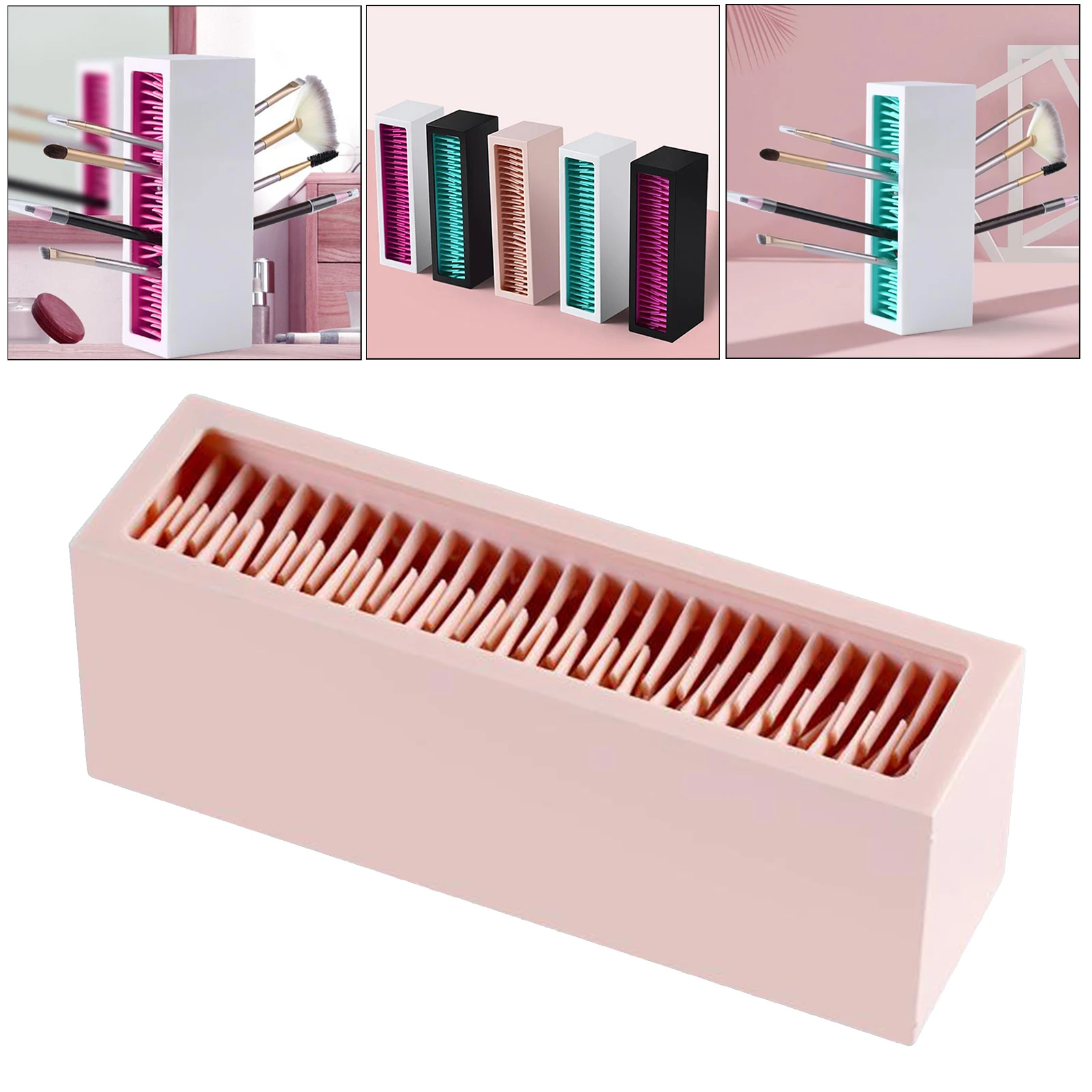 Porta pennelli per trucco portaoggetti in Silicone per strumenti cosmetici portaoggetti per trucco da tavolo portaoggetti per Organizer