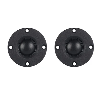 

Top 2Pcs Tweeter Speaker 6 Ohm 30W Hifi Soft e Silk Film Treble Loudspeaker Neodymium Toothed Aluminum Heat Sink