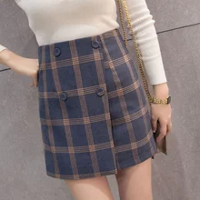 ^^Best Offers 2019 Women'S Ulzzang Autumn And Winter Harajuku Thickened Woolen Plaid Retro Skirt Female Cute Japanese Kawaii Skirts For Women ^^Best Offers 2019 Women'S Ulzzang Autumn And Winter Harajuku Thickened Woolen Plaid Retro Skirt Female Cute Japanese Kawaii Skirts For Women