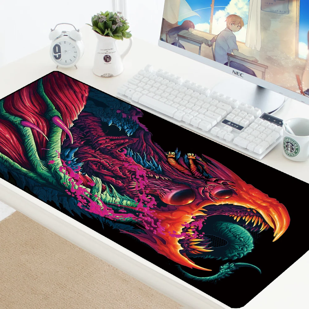 Игровой коврик для мыши большого размера, коврик Grande для CS GO Hyper Beast Gamer XL XXL, компьютерный коврик для мыши, игровой коврик для Csgo Muismat PC 900x400 мм