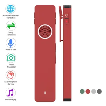 

Mini Portable Smart AI Translator Multi-Language Voice Speech Real Time Language Translator Device Electronic Translator