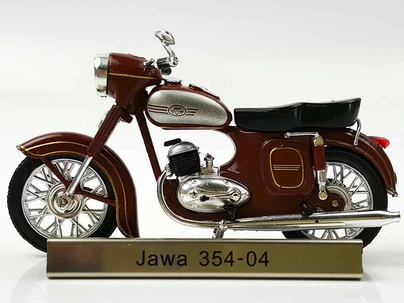 Мотоцикл A tlas 1:24 Jawa 354 04 игрушечный автомобиль из сплава для детей детские игрушки