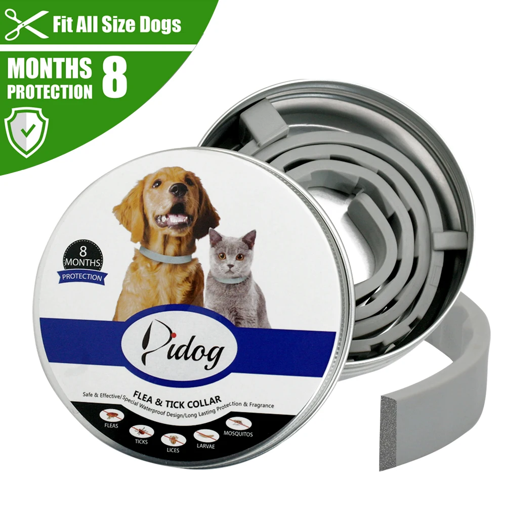 Ошейник для собак и кошек от блох вредителей комаров ошейник уничтожения вшей