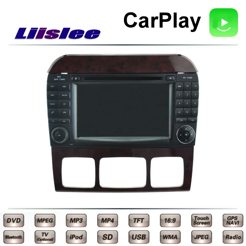 Для Mercedes Benz S W220 1998 ~ 2006 LiisLee Автомобильный мультимедийный телевизор DVD GPS Радио Carplay оригинальный стиль навигация Navi Для Mercedes Benz S W220 1998 ~ 2006 LiisLee Автомобильный мультимедийный телевизор DVD GPS Радио Carplay оригинальный стиль навигация Navi