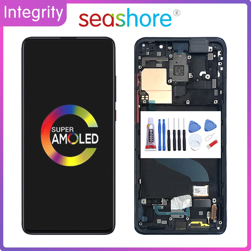 

6.39"Original For XIAOMI Redmi K20 Pro LCD Display Touch Screen Digitizer For Xiaomi Redmi K20 Pro Display withFrame Replacement