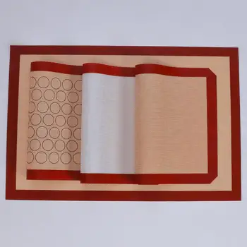 

Glass Fiber Non-Stick Baking Mat Macaroon Cookie Bread Oven Sheet Liner Mat Kitchen Bakeware Tools