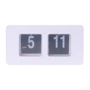 

Retro Auto Flip Clock Number Classic Stylish Modern Desk Wall Clock
