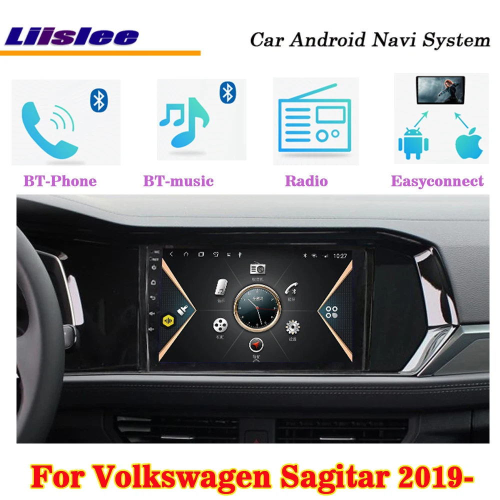 Liislee 9 дюймов Android для Volkswagen Sagitar стерео автомобильный ips экран Carplay камера gps Wifi Navi Карта Навигация медиа