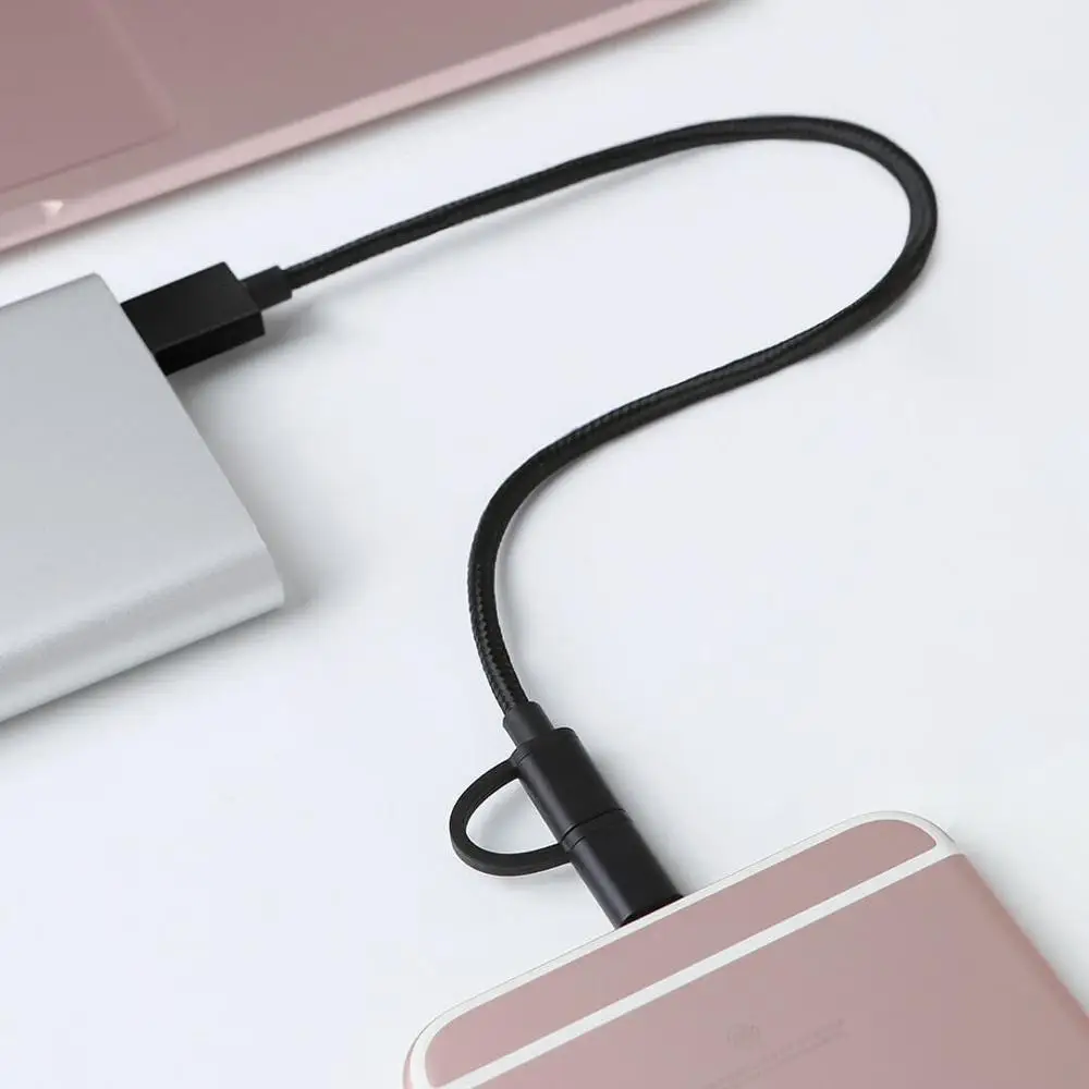 Xiaomi STARKA Lighting& Micro USB для iPod iPhone iPad 30 см 150 см 2.4A