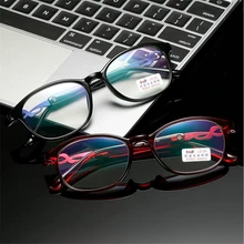 Анти-голубой свет овальные очки для чтения женщин мода Анти-УФ TR90 ридер увеличительная линза для очков+ 1,0+ 1,5+ 2,0 до+ 4,0