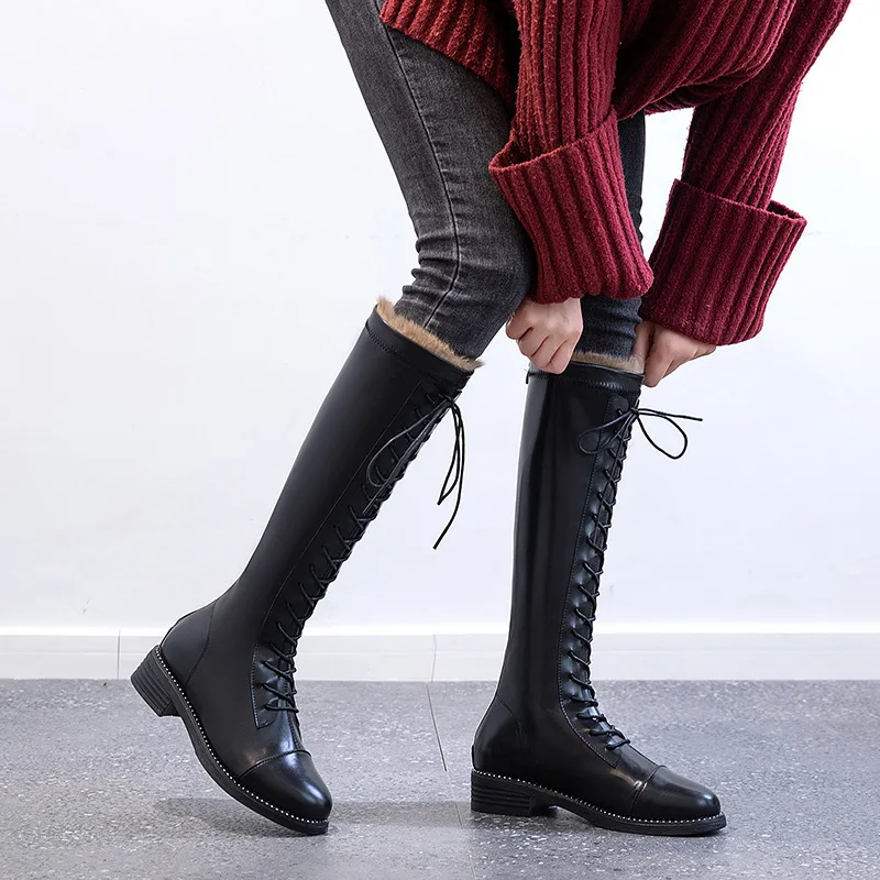 

Winter Boots Lady Zipper Women's Rubber Shoes Rain Booties Ladies Low Heels booties Round Toe Boots-women Luxury Designer 2020