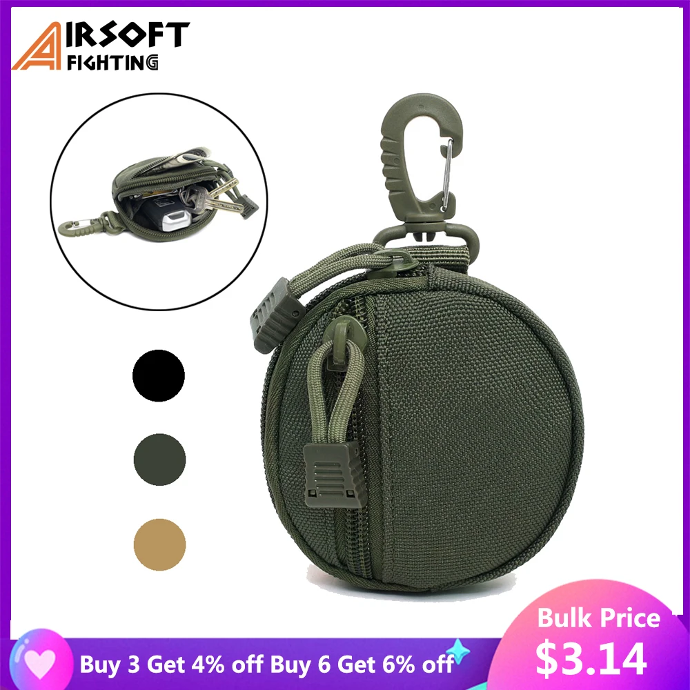 Pouch Earphone Coin-Purse Edc-Pack Military-Key Molle Practical Hunting Outdoor 1000D