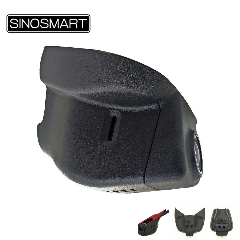 

SINOSMART Novatek 96658 New From Car Wifi DVR Camera for Ford Focus General/Deluxe 2019 Control by App SONY IMX 323