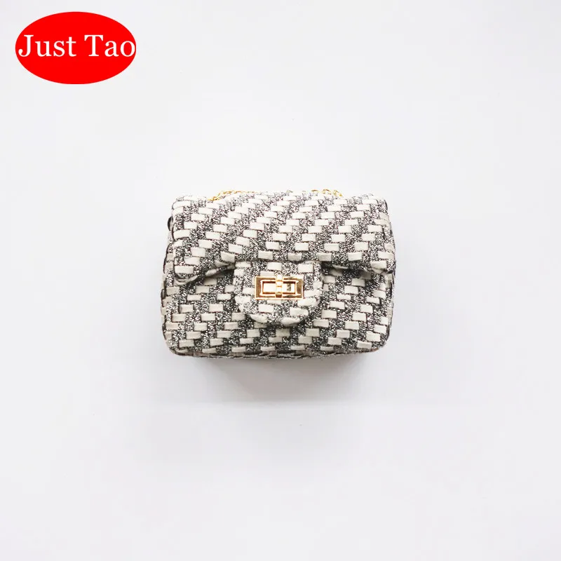 White DHL, детские зеленые сумки-мессенджеры Just Tao для девочек, шикарный стиль, сумка на плечо для малышей, Рождественская сумка, дешевые кошельки JTD028 - Цвет: White