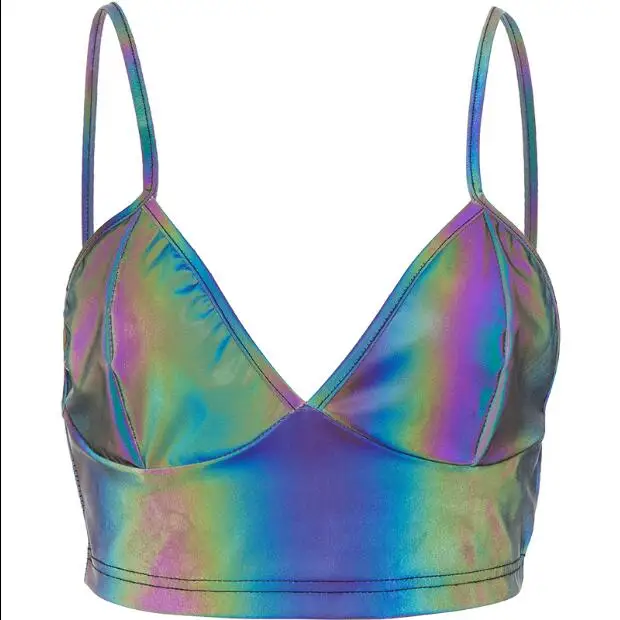 

Reflective bra Night club Stage performance