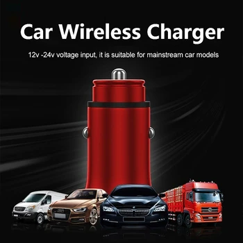 12 5vデュアルusb車の充電器led電圧計4.8A電源アダプタスマート電話