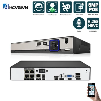 

Nvr 4channels Cctv Network Video Recorder Support Onvif Ip Camera Video Surveillance Recorder 5mp Security Cameras Poe Nvr Xmeye
