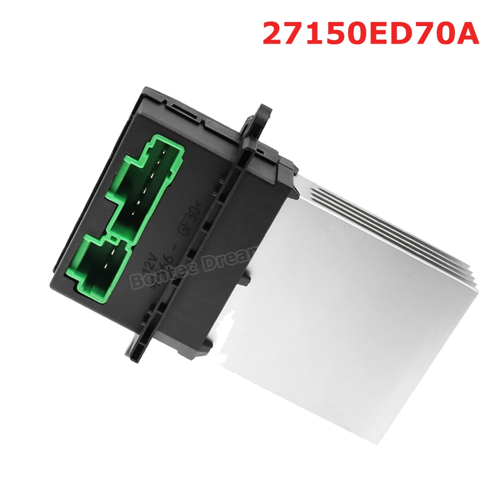 Car Heater Fan Control Module Blower Motor Resistor Plug 27150ED70A For Renault Citroen Nissan Peugeot 406 Accessories | Автомобили и
