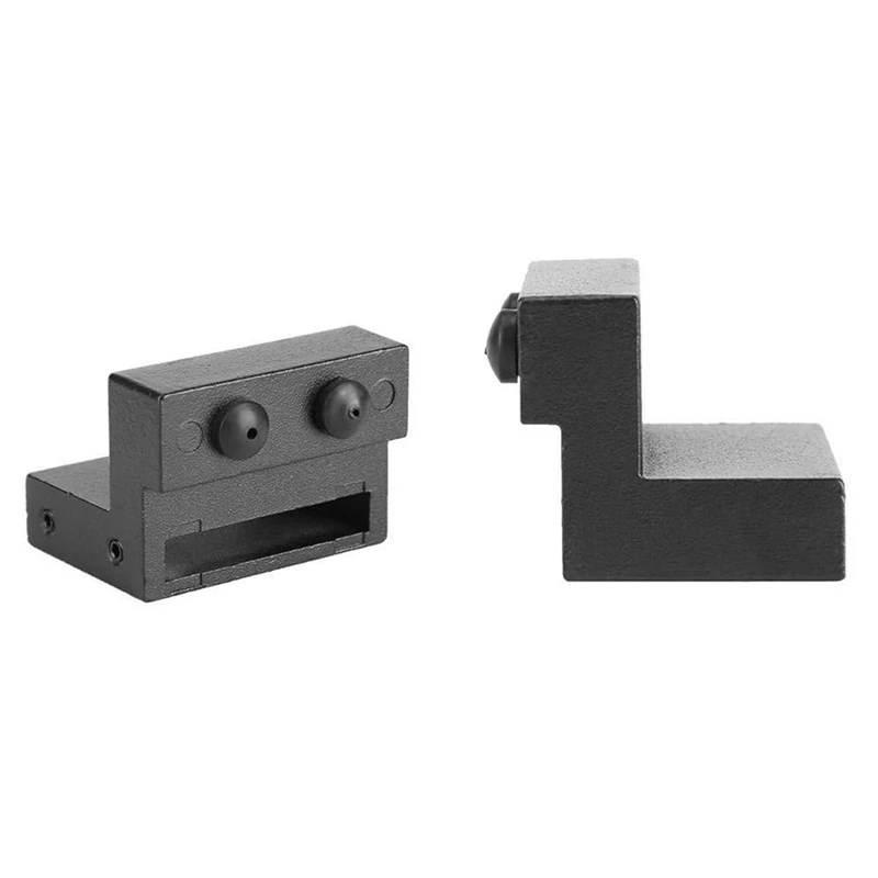 FUNN-2Pcs заглушка двери сарая ограничительное устройство для Регулируемый напольный трек направляющая раздвижная дверь