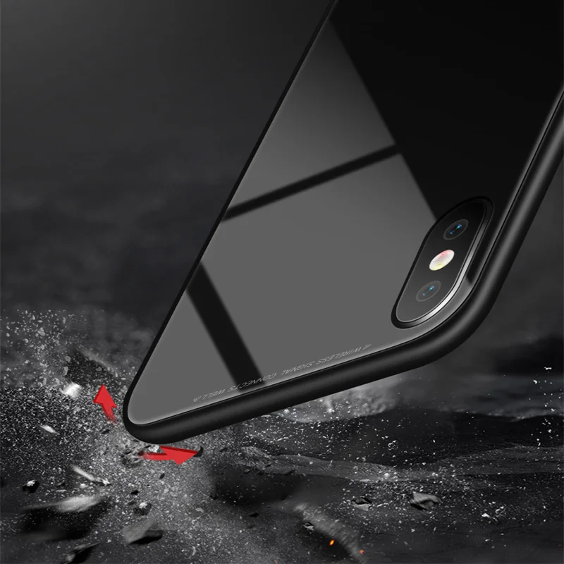 Магнитный металлический чехол для iPhone 11 Pro Max Xr Xs X Max 8 7 6 6s Plus, закаленное стекло, задняя крышка, чехол