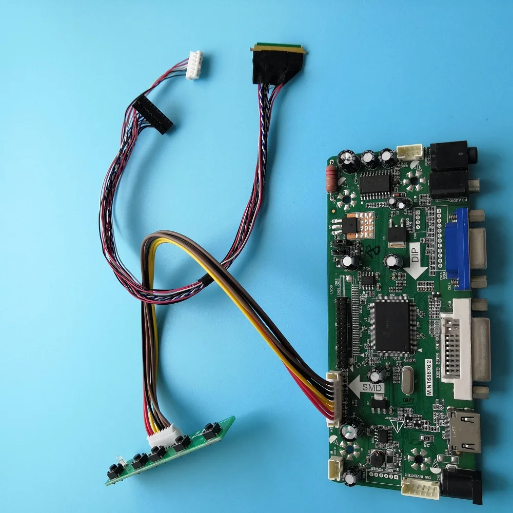 Комплект для B140XW02 V3/V4 HDMI VGA 40pin LVDS плата контроллера 1" экран монитор аудио карта DIY DVI панель светодиодный lcd 1366X768