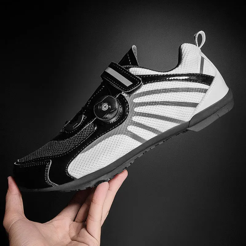 

Profession Lock-Free Riding Shoes Spring And Summer Casual Men And Women Road Bicycle Power Shoes Breathable Mountain Biking Ath