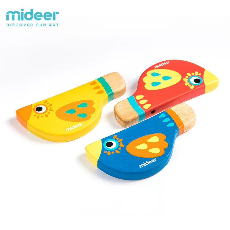 MiDeer Mi Deer стиль открытый деревянный мультфильм птицы свисток детский музыкальный инструмент игрушка