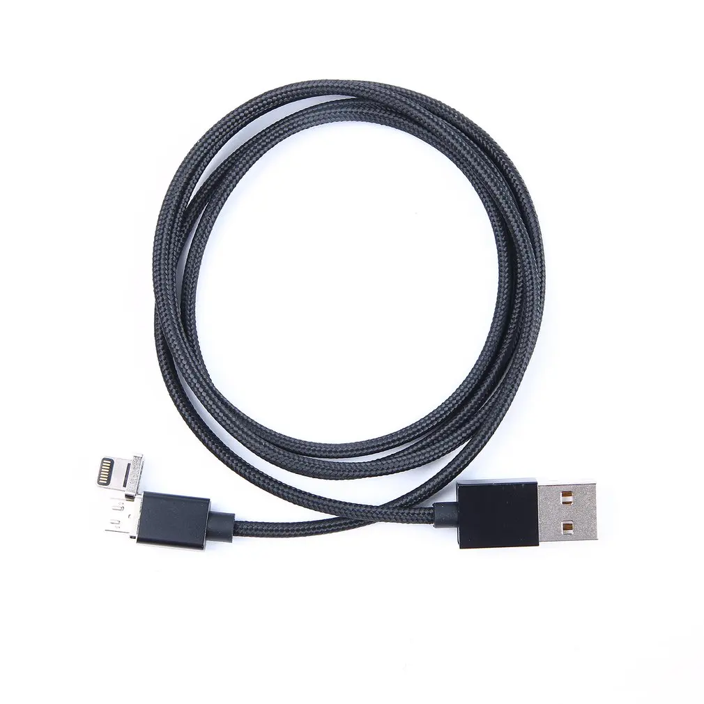 2 в 1 Micro USB и type C Магнитный кабель для зарядки провод переходник быстрое зарядное