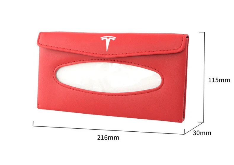 特斯拉遮阳板纸巾盒1