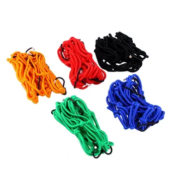 

New arrival 6 Hooks Motorcycle Hold down Fuel Tank Mesh Net Luggage Helmet Mesh Net Mesh Bungee Mesh 5 colors hot selling