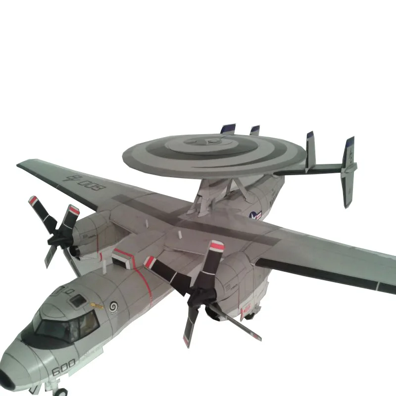 

Foreign Trade America E-2C Hawkeye AWACS Paper Model 1:33 Early Warning Aircraft Model Plane Military Aihao