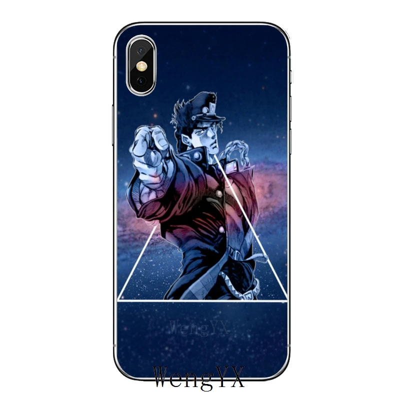 JoJo невероятное приключение для iPhone 11 pro XR X XS Max 8 7 6s plus SE 5S 5c iPod Touch 5 6 прозрачный чехол - Цвет: Adventure-A-11