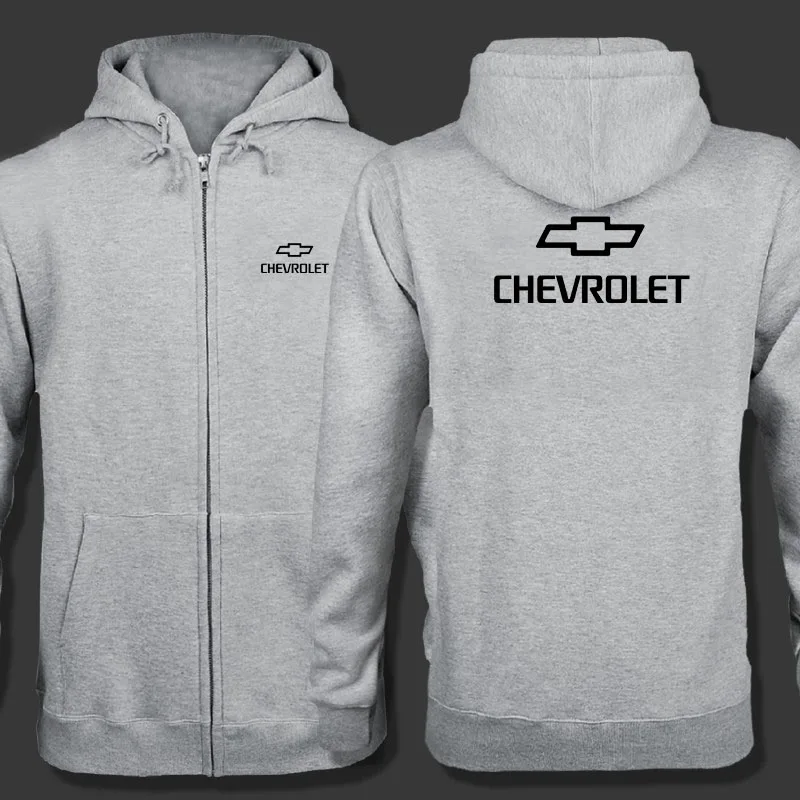 Весенний кардиган мужские толстовки на молнии с логотипом Chevrolet куртка одежда