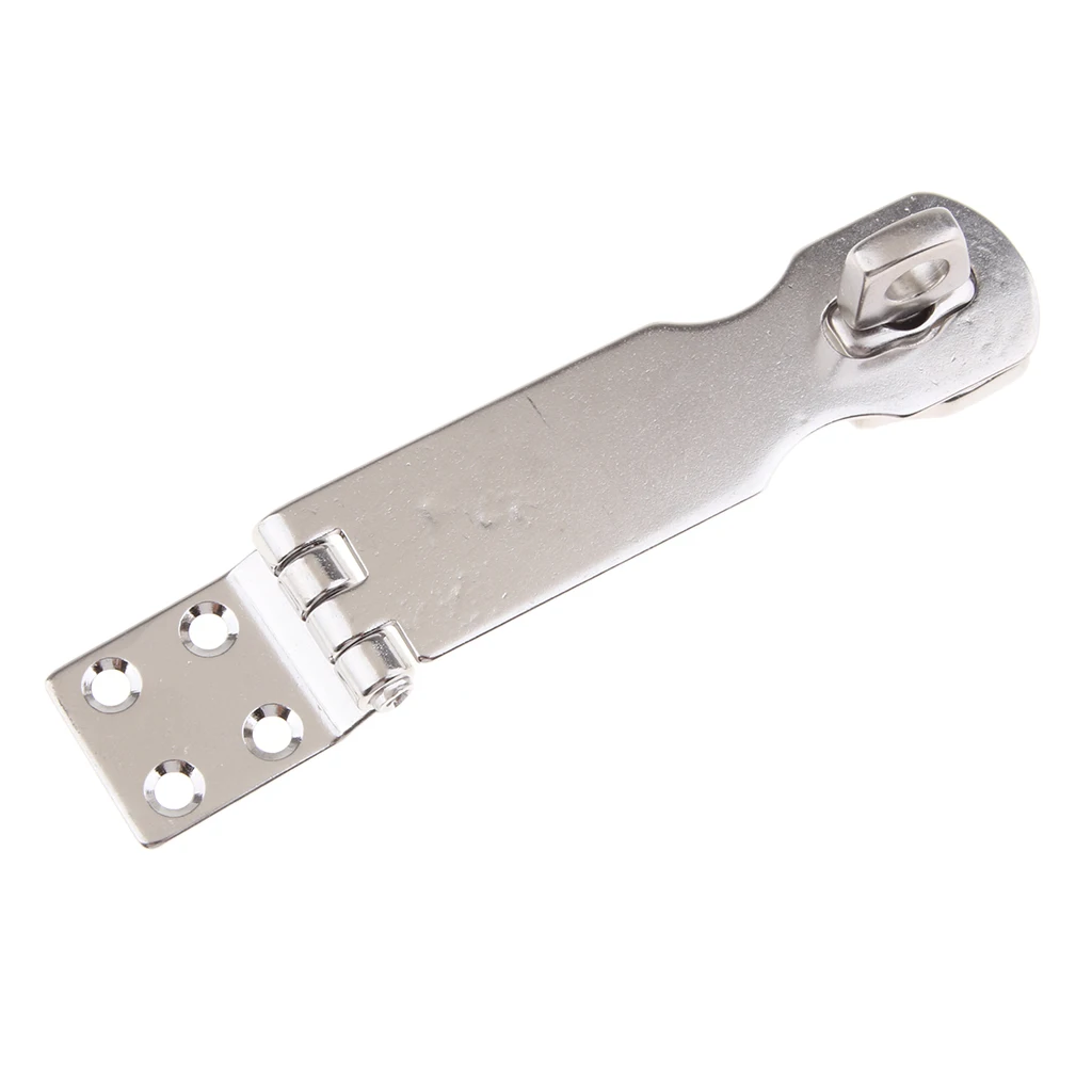 4 packs 97mm/63mm Padlock Hasp Door Clasp Gate Lock Stainless Steel Twist Knob for Door Window Security