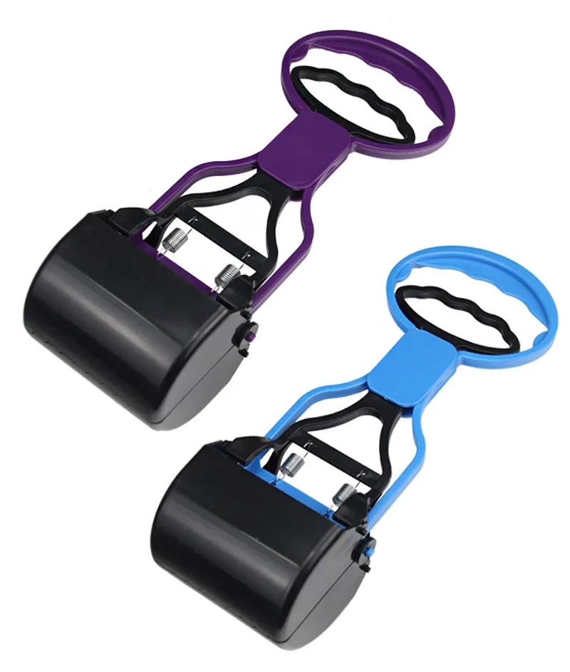 Mosodo pet пластиковые Pooper Scooper собака кошка цзиа Бянь qi будет подбирать коробку фекалий коллектор фекалий клип выход кошка собака Универсальный