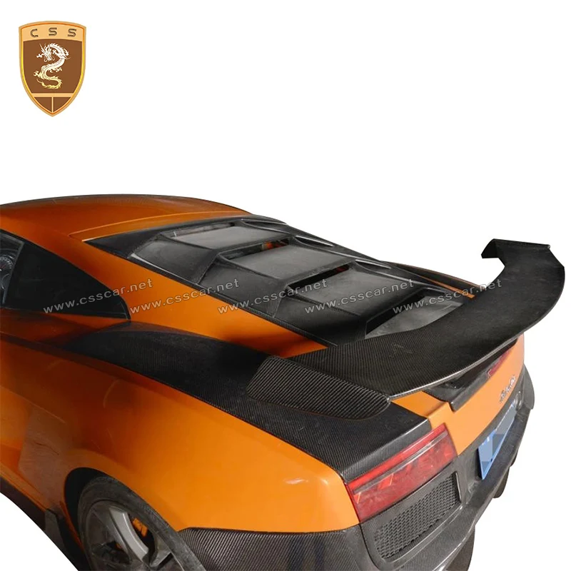 Настоящее карбоновое волокно задняя крышка крыши капот для Lamborghini Gallardo модифицированный LP700 капот автомобиля аксессуары