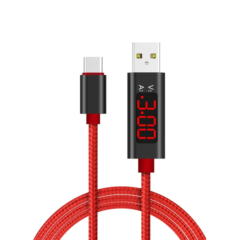 USB Дата-кабель Micro USB для Iphone Тип-C с светодиодный Дисплей умная защита зарядных устройств для мобильных телефонов Powerbank Зарядное устройство тестер линия