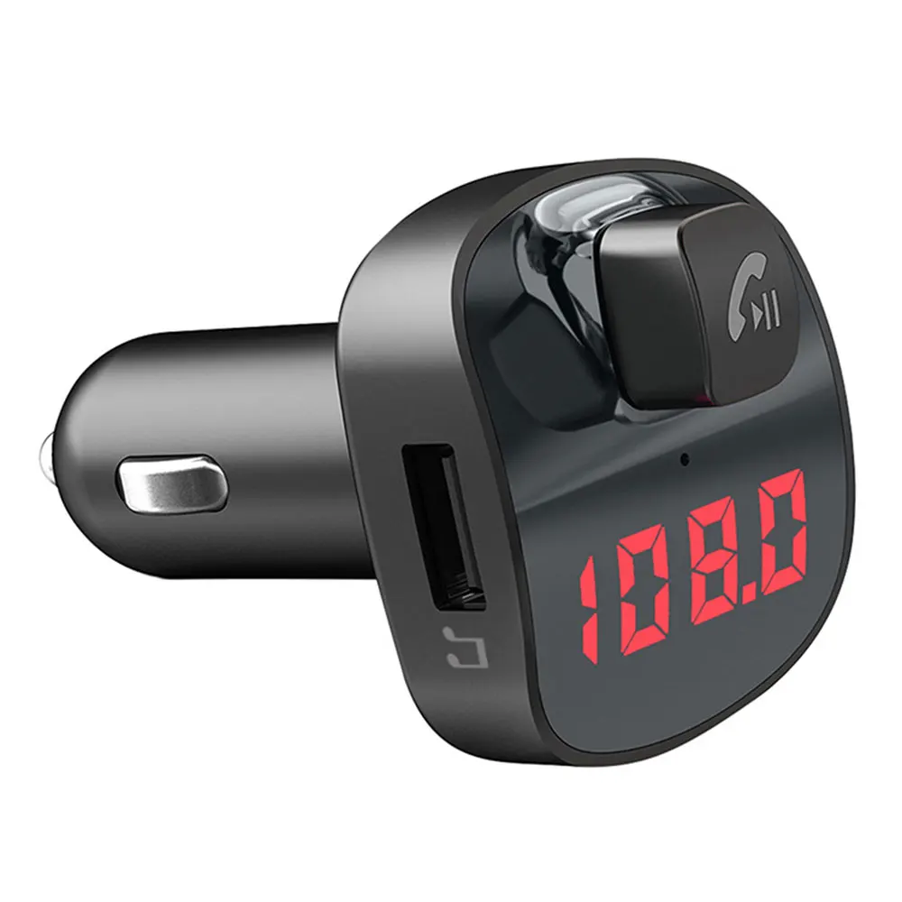 BBL08 автомобильное Bluetooth Mp3 Беспроводное зарядное устройство fm-передатчик для входа AUX Прямая поставка