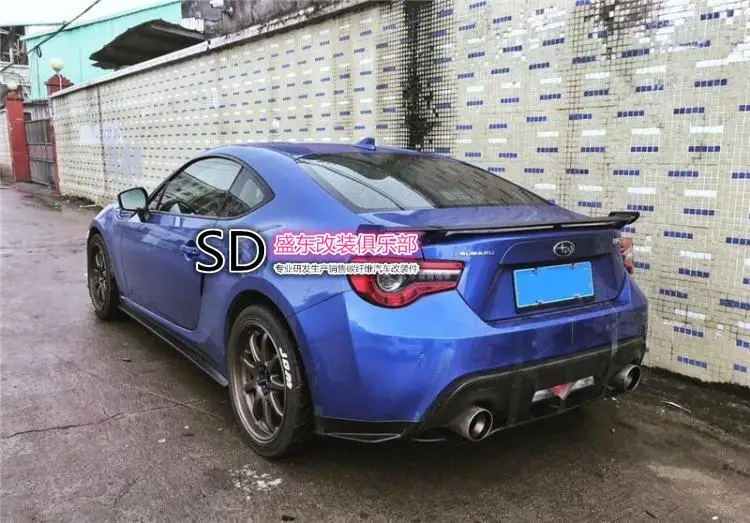 Подходит для TOYOTA GT86 BRZ FRS RS углеродного волокна спойлер крыло хвост