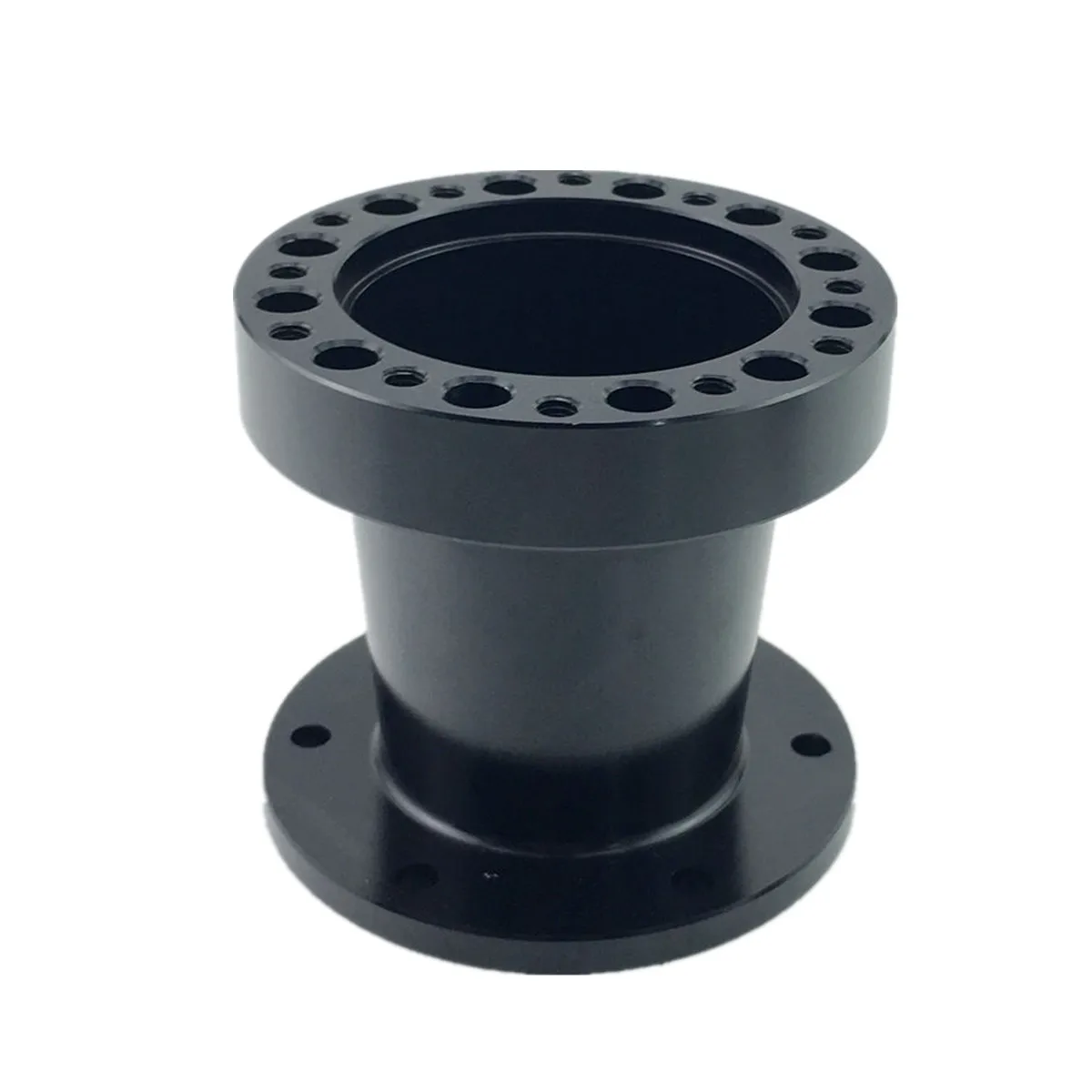 Черный/золотой " 76 см автомобиль модифицированный гоночный руль booster pad booster adapter для автомобиля - Цвет: Черный