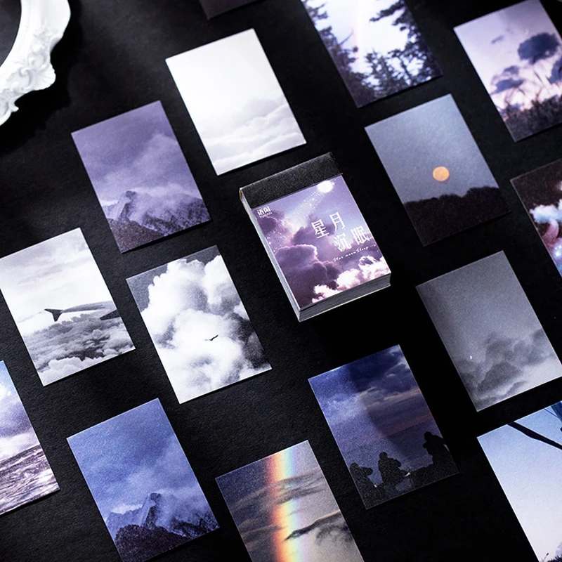 50 Sheets Sky Island Washi Sticker Book Decorative Diary Collage Planner Bullet Journal Craft Scrapbooking Stickers Aesthetic