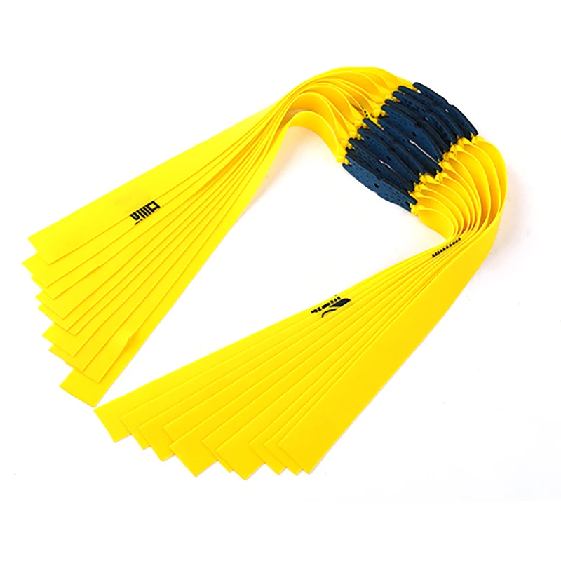 

10PCS/Lot Resilient Rubber Flat Elastic Band For Slingshot Catapult Latex Tape Replacement Rubber Flat Outdoor Hunting Tool