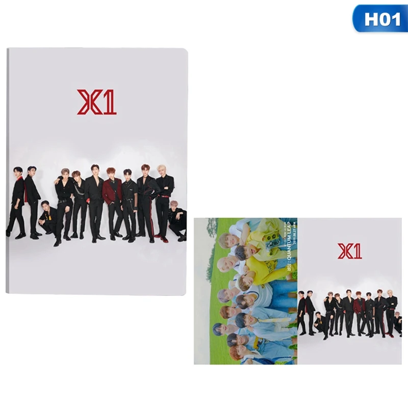 1 Горячая KPOP производят X 101X1 багажный блокнот мультфильм Kawaii Наклейки альбом «сделай сам» Скрапбукинг студенческие Детские вееры подарок - Цвет: 1
