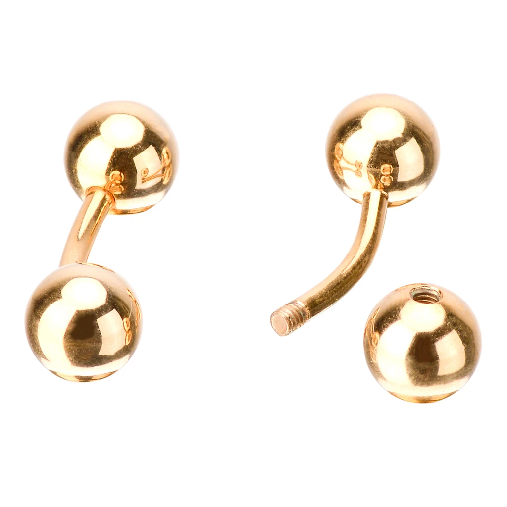 Savannah Metal Gold Simple Double Thread Cufflinks Men Clothing  Sleeve Nail